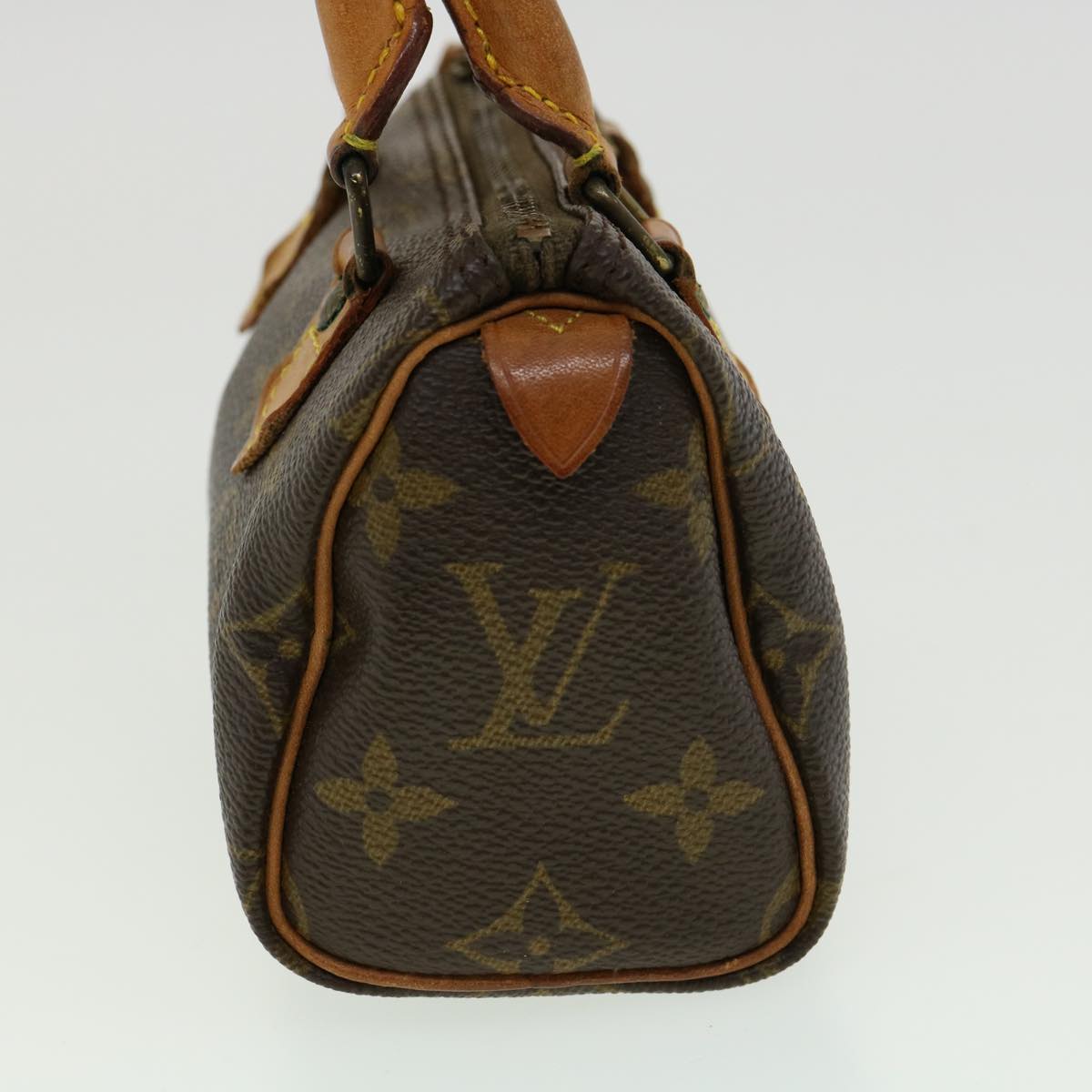 LOUIS VUITTON Monogram Mini Speedy Hand Bag M41534 LV Auth ki2250