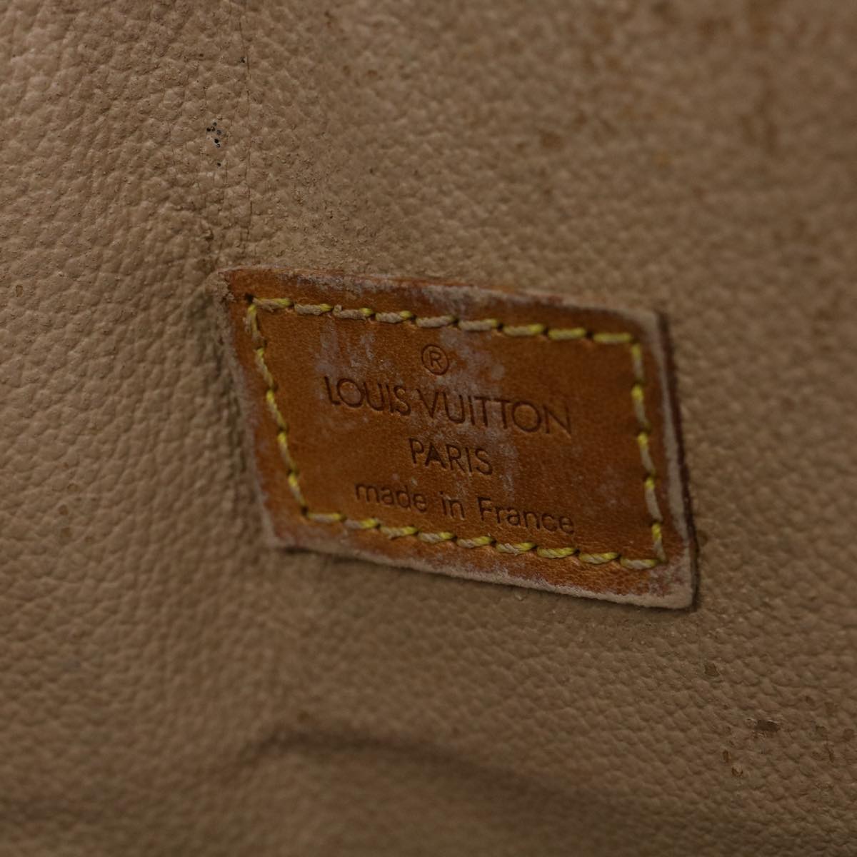 LOUIS VUITTON Monogram Sac Plat Hand Bag M51140 LV Auth ki2255