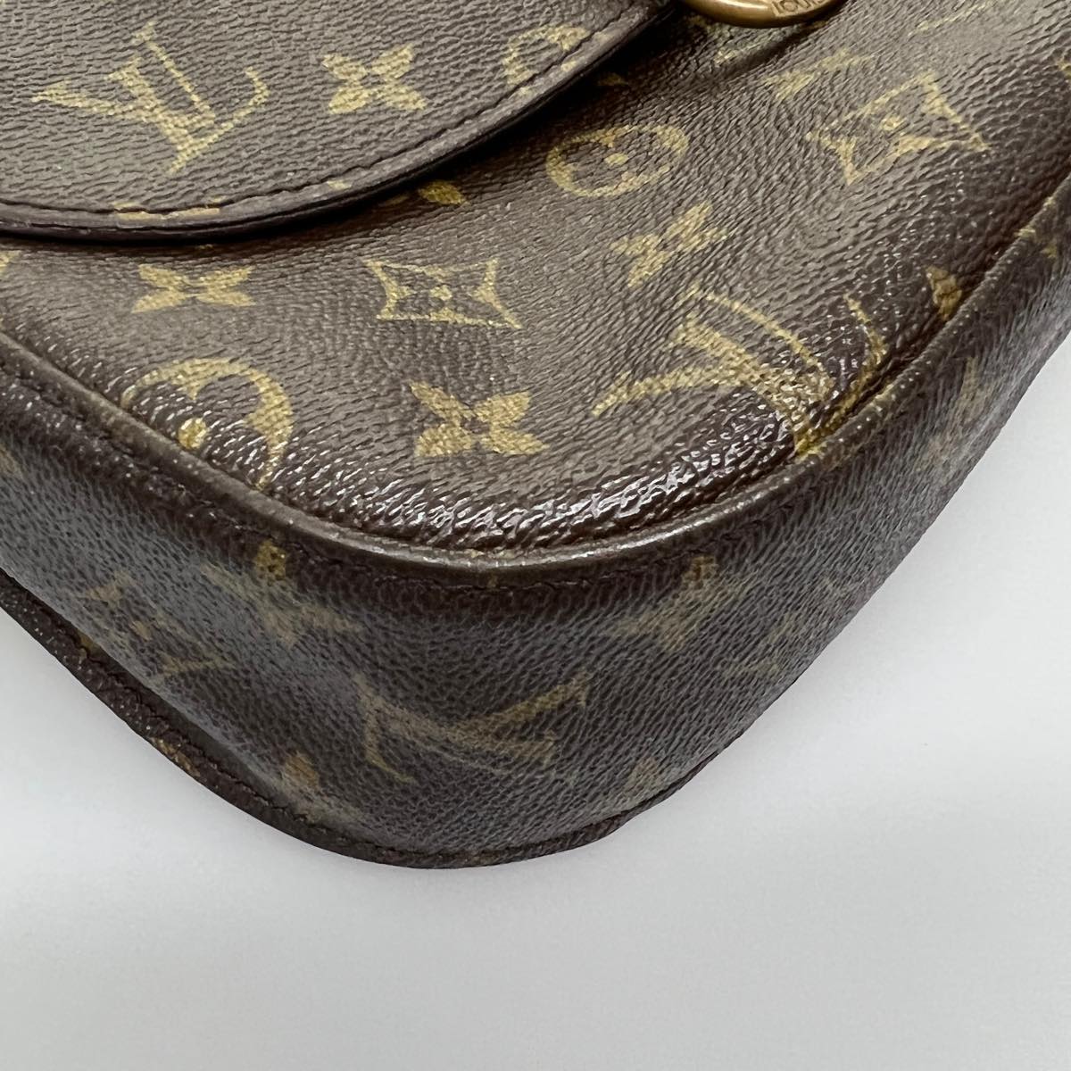 LOUIS VUITTON Monogram Saint Cloud GM Shoulder Bag M51242 LV Auth ki2327