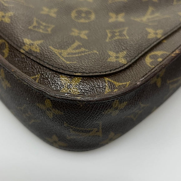 LOUIS VUITTON Monogram Saint Cloud GM Shoulder Bag M51242 LV Auth ki2327