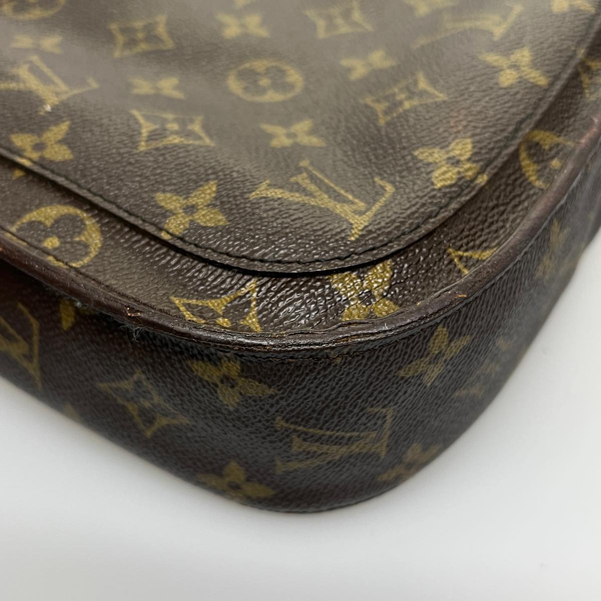 LOUIS VUITTON Monogram Saint Cloud GM Shoulder Bag M51242 LV Auth ki2327