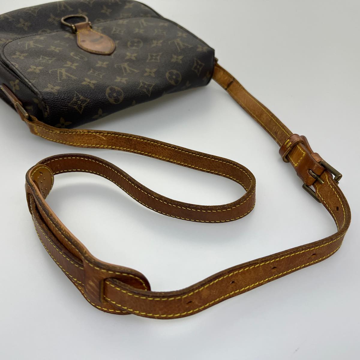 LOUIS VUITTON Monogram Saint Cloud GM Shoulder Bag M51242 LV Auth ki2327