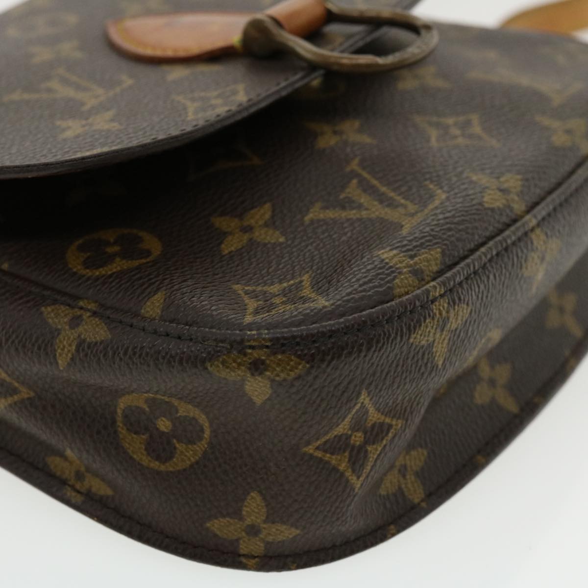 LOUIS VUITTON Monogram Saint Cloud MM Shoulder Bag M51243 LV Auth ki2332