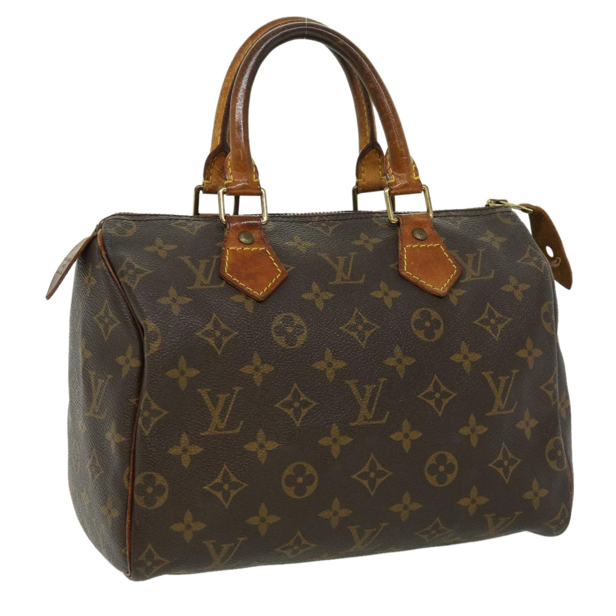 LOUIS VUITTON Monogram Speedy 25 Hand Bag M41528 LV Auth ki2389