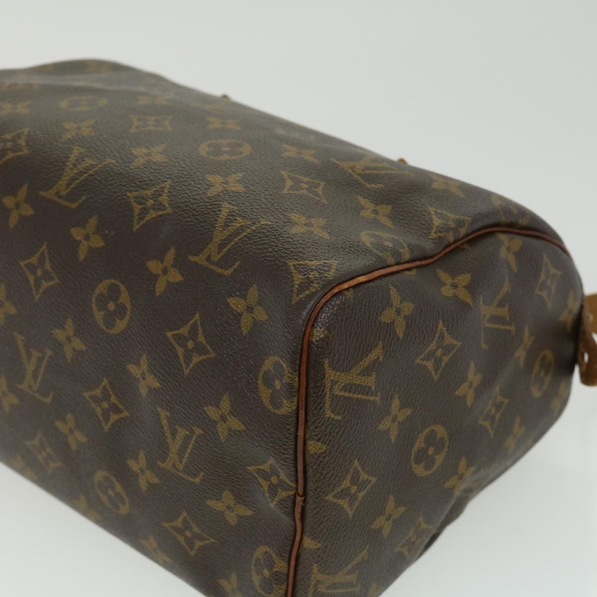 LOUIS VUITTON Monogram Speedy 25 Hand Bag M41528 LV Auth ki2389