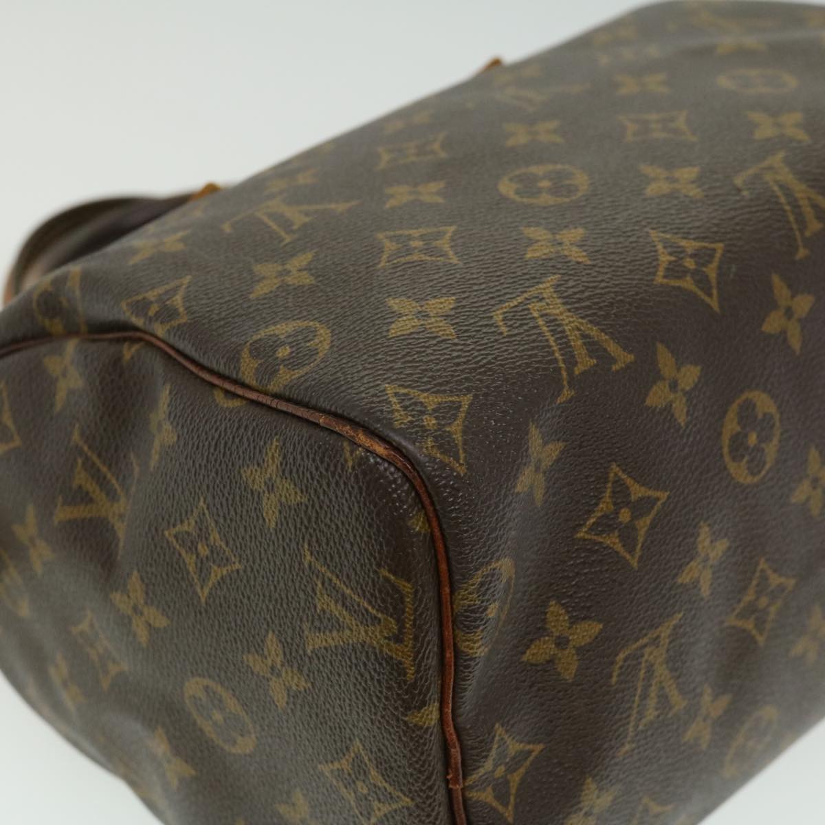 LOUIS VUITTON Monogram Speedy 25 Hand Bag M41528 LV Auth ki2389