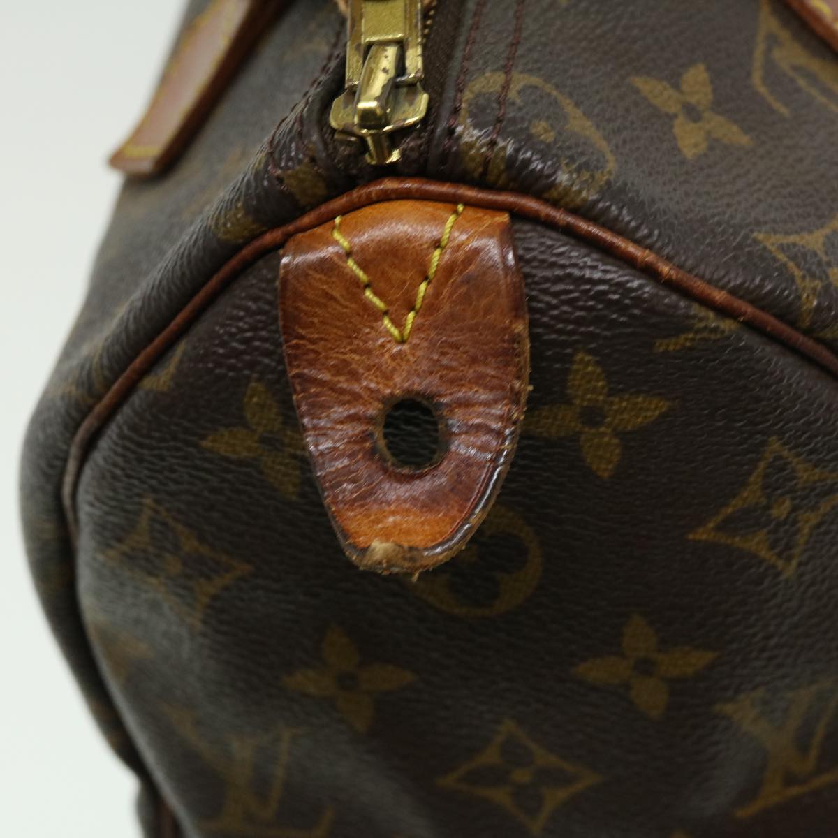 LOUIS VUITTON Monogram Speedy 25 Hand Bag M41528 LV Auth ki2389