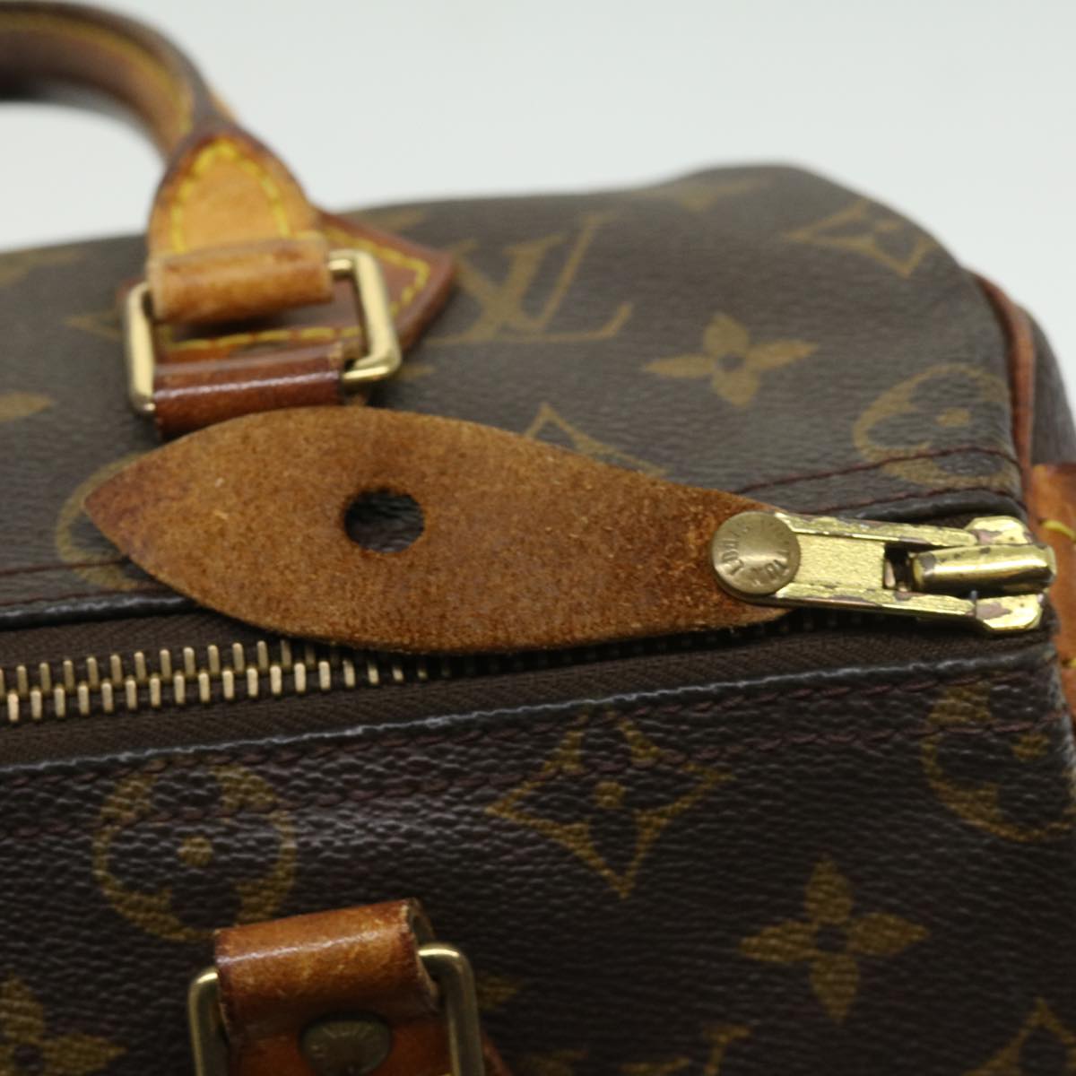 LOUIS VUITTON Monogram Speedy 25 Hand Bag M41528 LV Auth ki2389