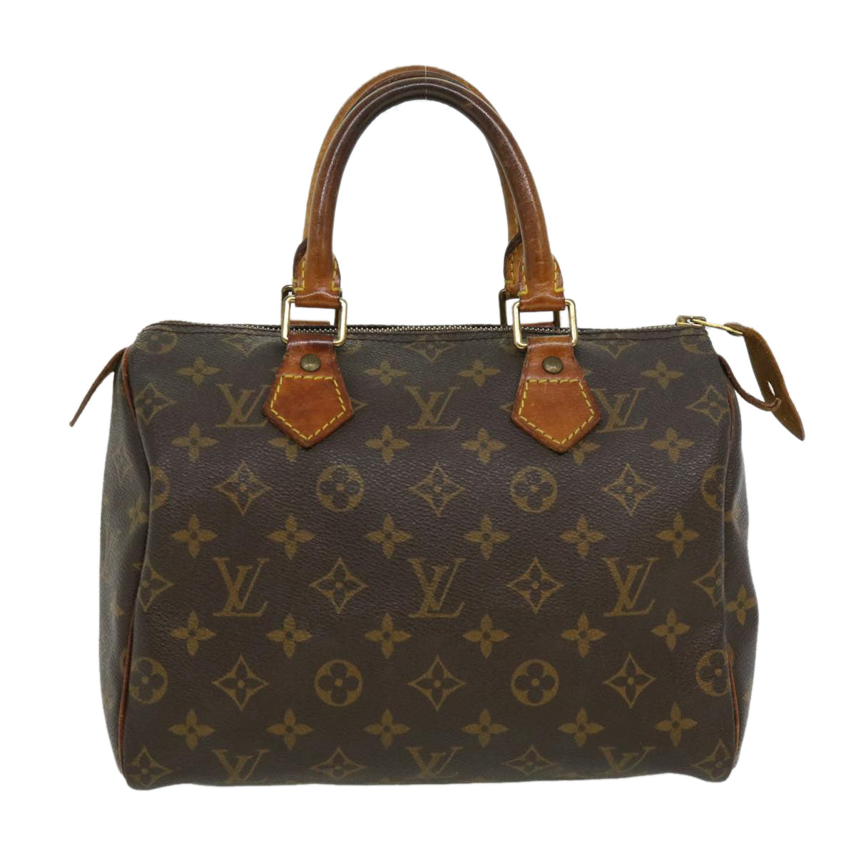 LOUIS VUITTON Monogram Speedy 25 Hand Bag M41528 LV Auth ki2389