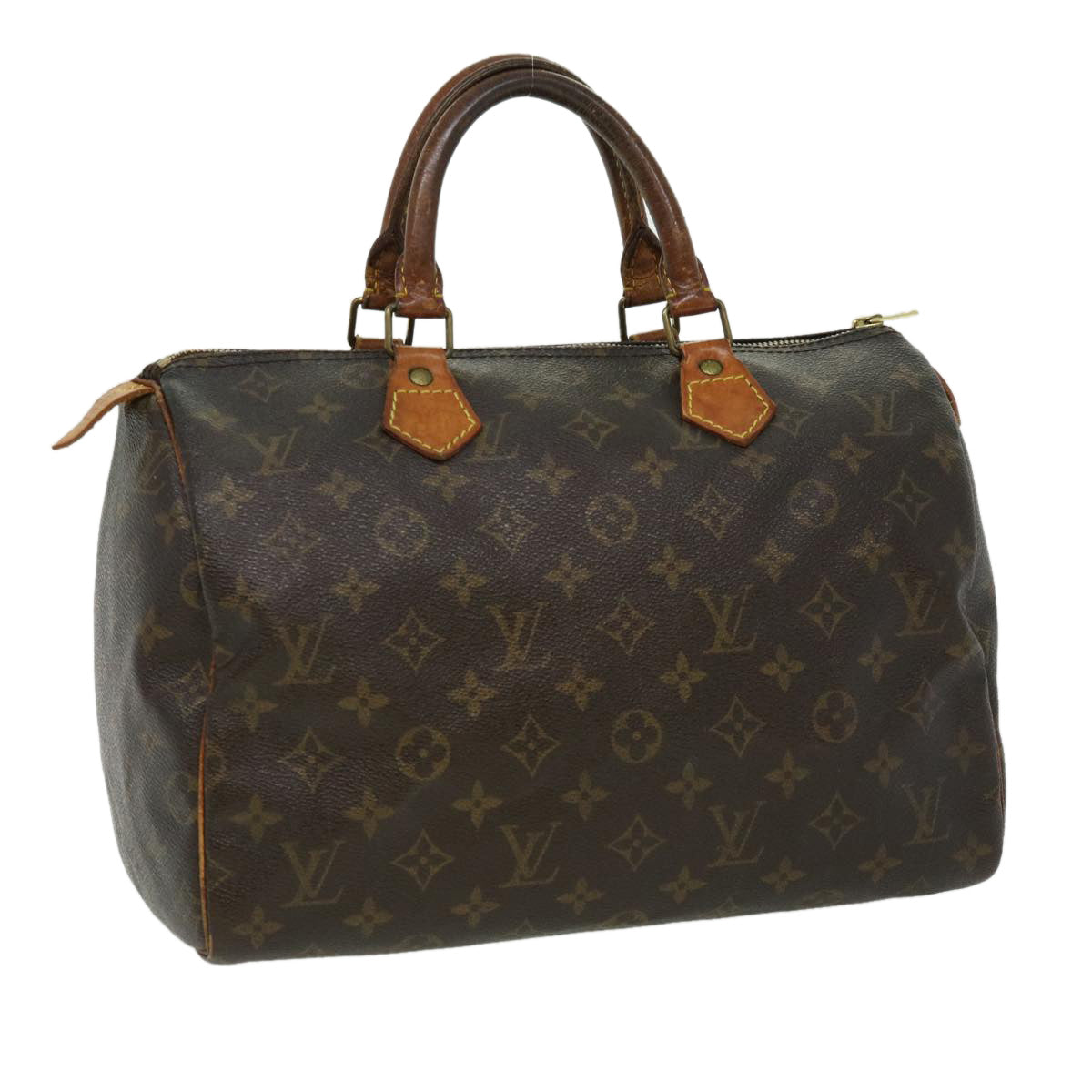 LOUIS VUITTON Monogram Speedy 30 Hand Bag M41526 LV Auth ki2390