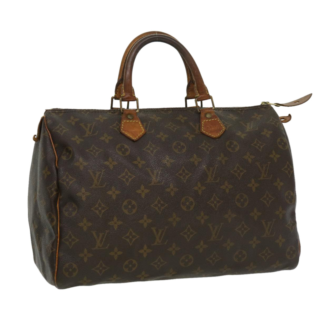 LOUIS VUITTON Monogram Speedy 35 Hand Bag M41524 LV Auth ki2399