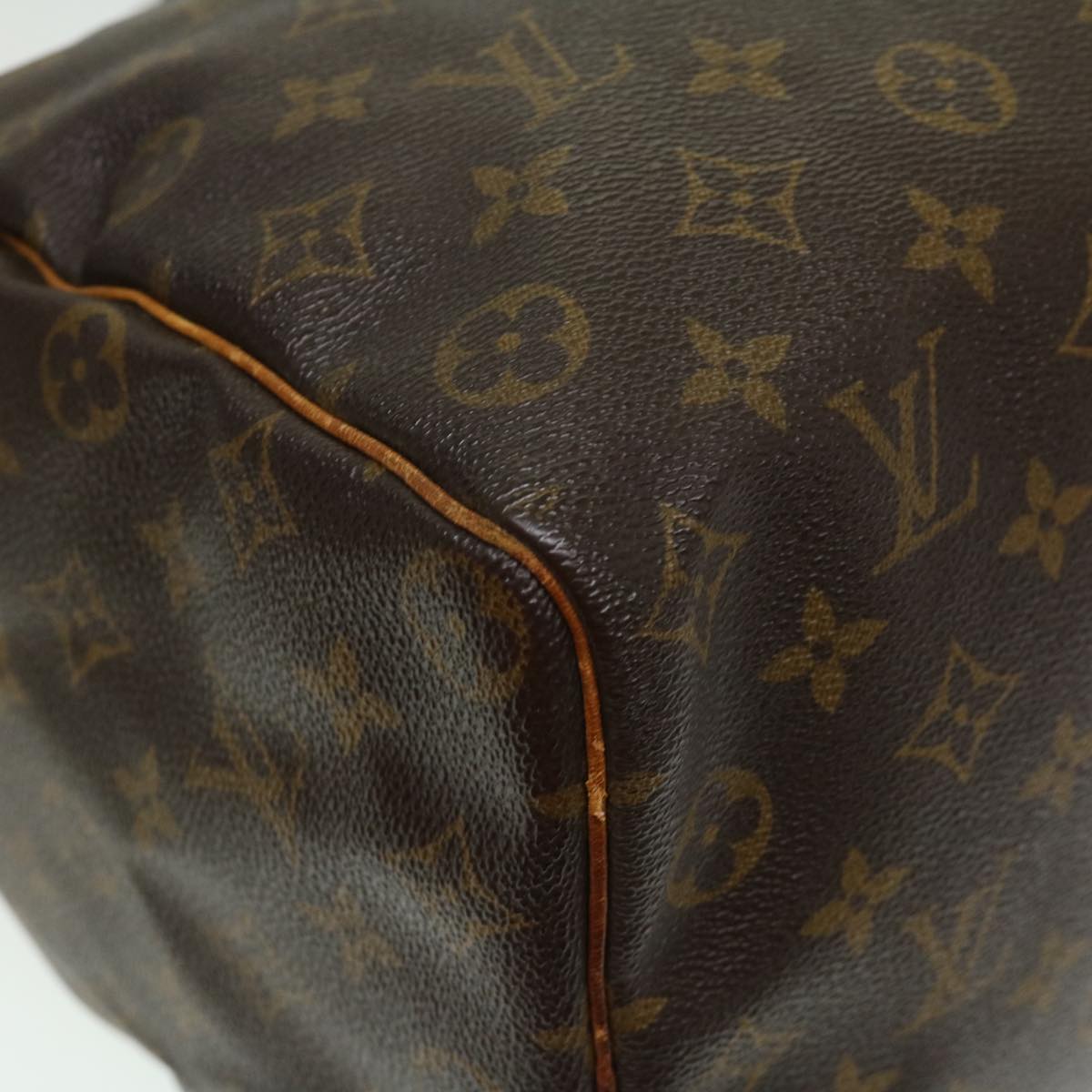 LOUIS VUITTON Monogram Speedy 35 Hand Bag M41524 LV Auth ki2399