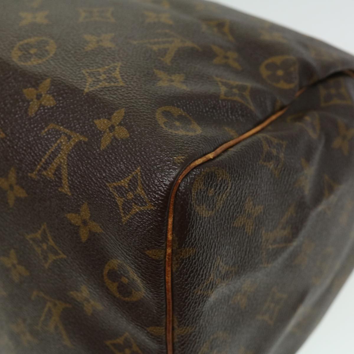 LOUIS VUITTON Monogram Speedy 35 Hand Bag M41524 LV Auth ki2399