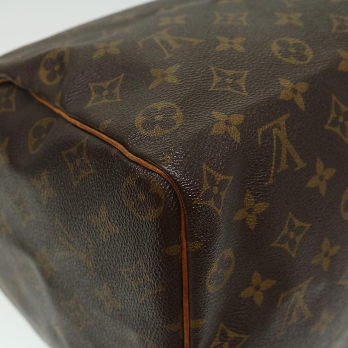 LOUIS VUITTON Monogram Speedy 35 Hand Bag M41524 LV Auth ki2399