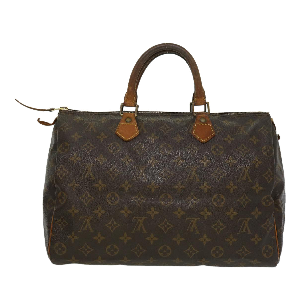 LOUIS VUITTON Monogram Speedy 35 Hand Bag M41524 LV Auth ki2399 - 0