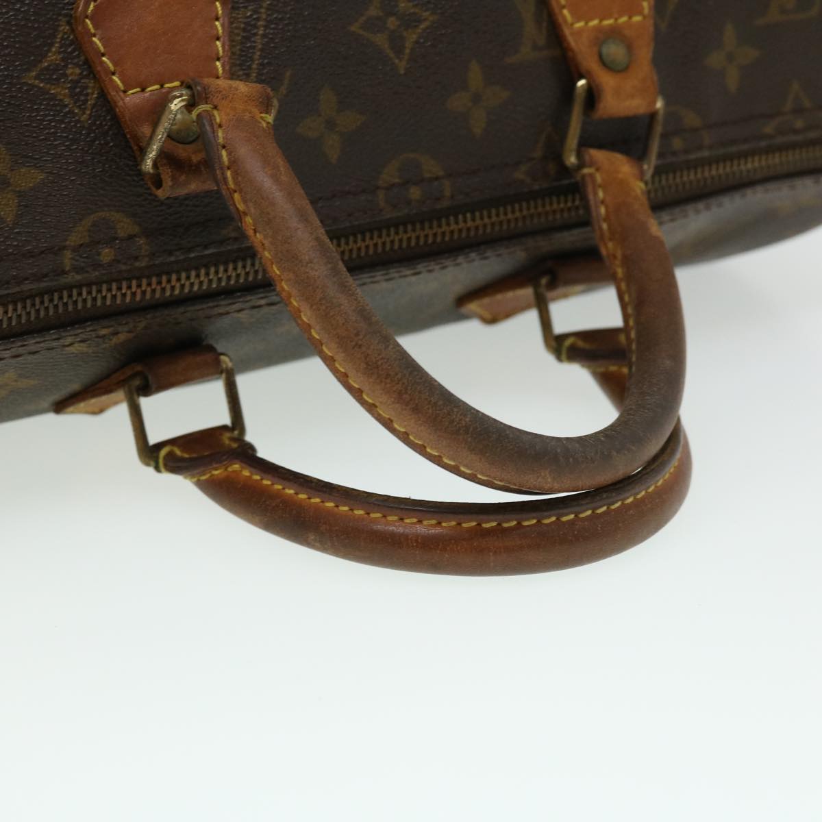 LOUIS VUITTON Monogram Speedy 35 Hand Bag M41524 LV Auth ki2399