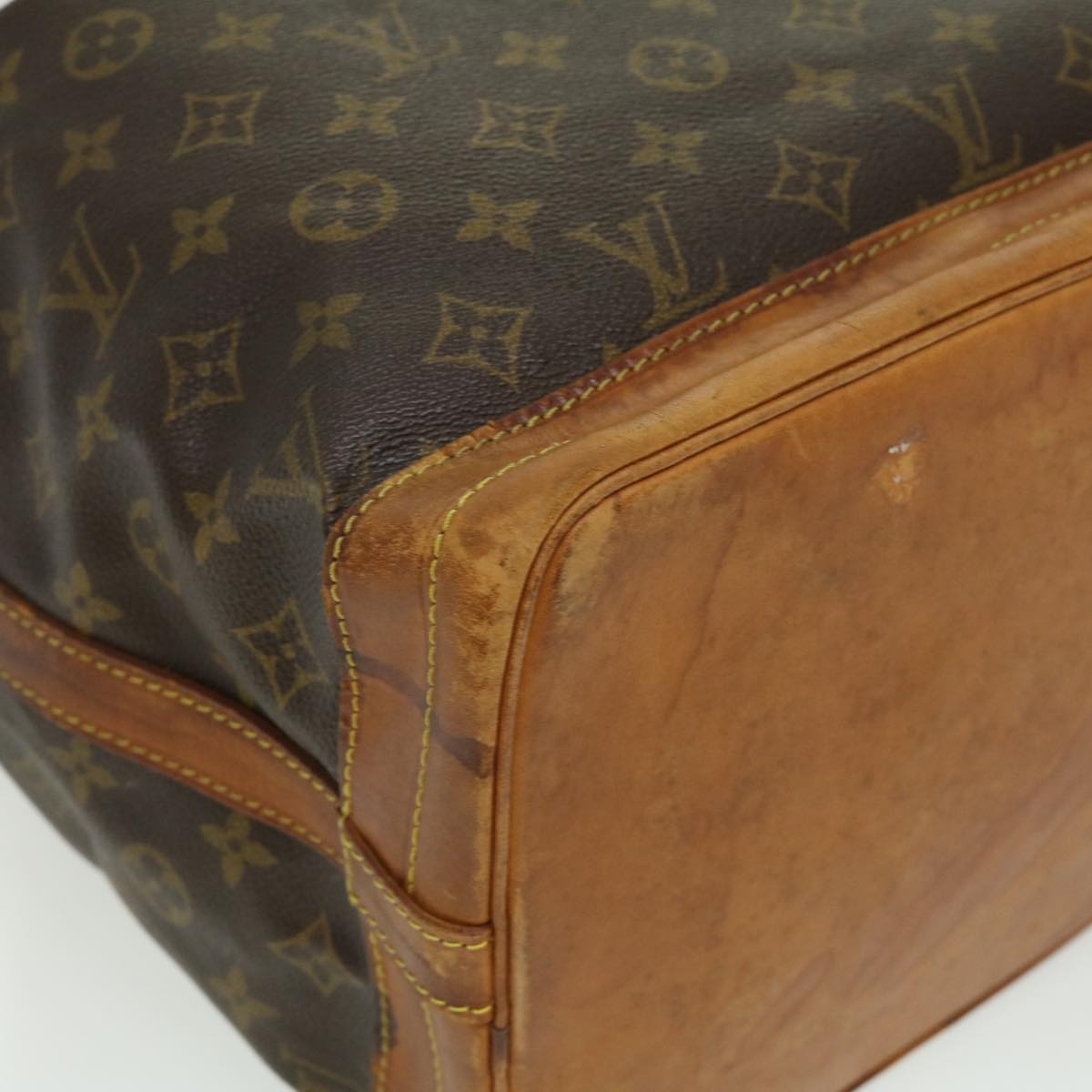 LOUIS VUITTON Monogram Noe Shoulder Bag M42224 LV Auth ki2419