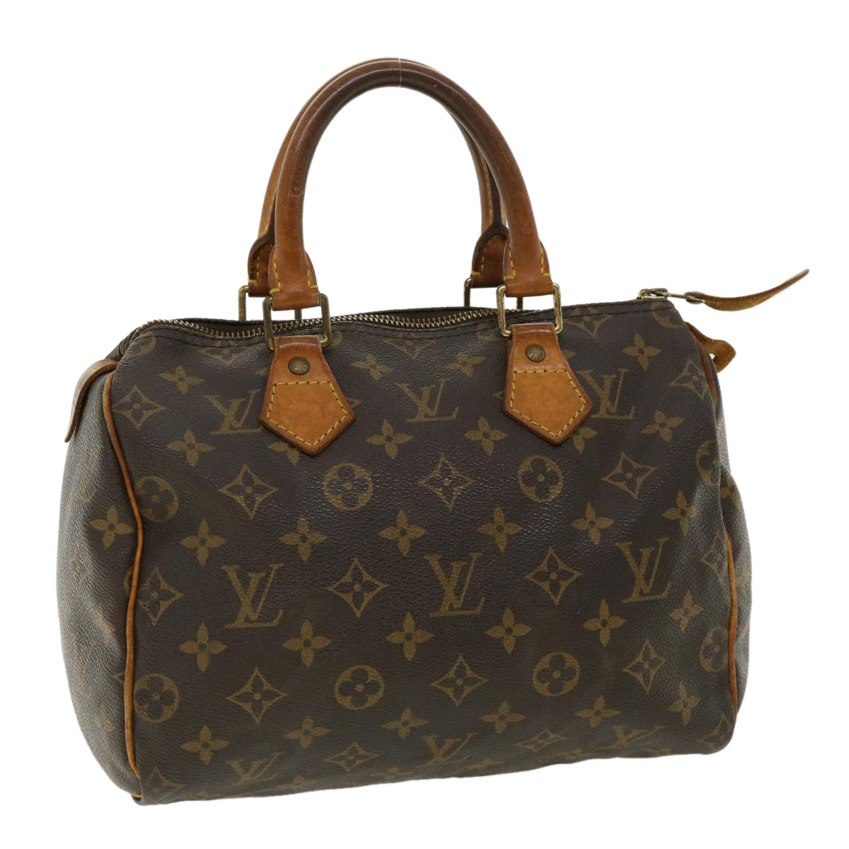 LOUIS VUITTON Monogram Speedy 25 Hand Bag M41528 LV Auth ki2448