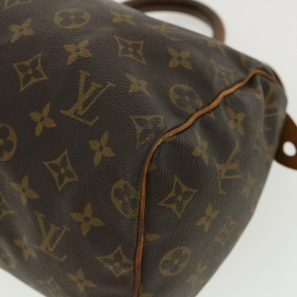 LOUIS VUITTON Monogram Speedy 25 Hand Bag M41528 LV Auth ki2448