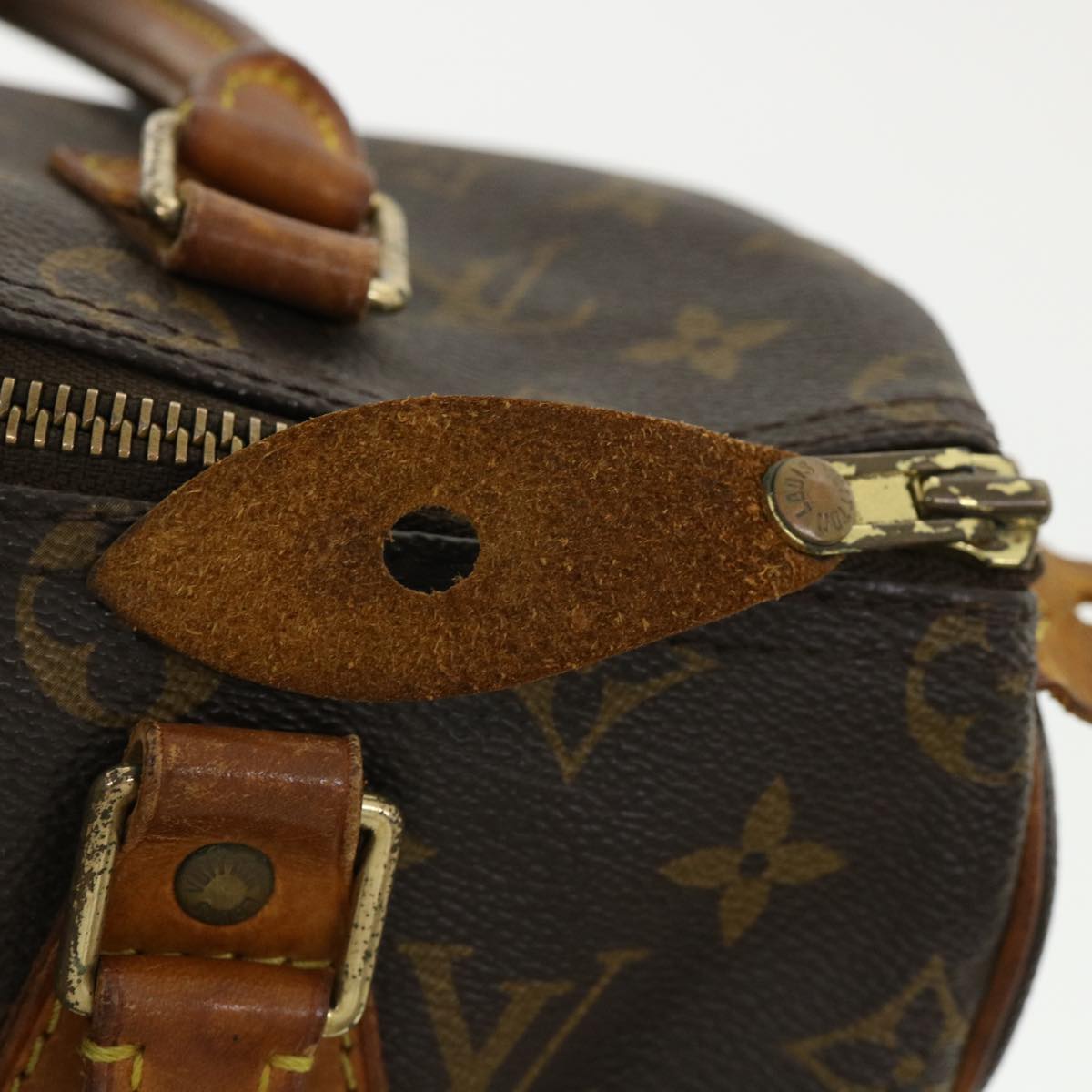 LOUIS VUITTON Monogram Speedy 25 Hand Bag M41528 LV Auth ki2448