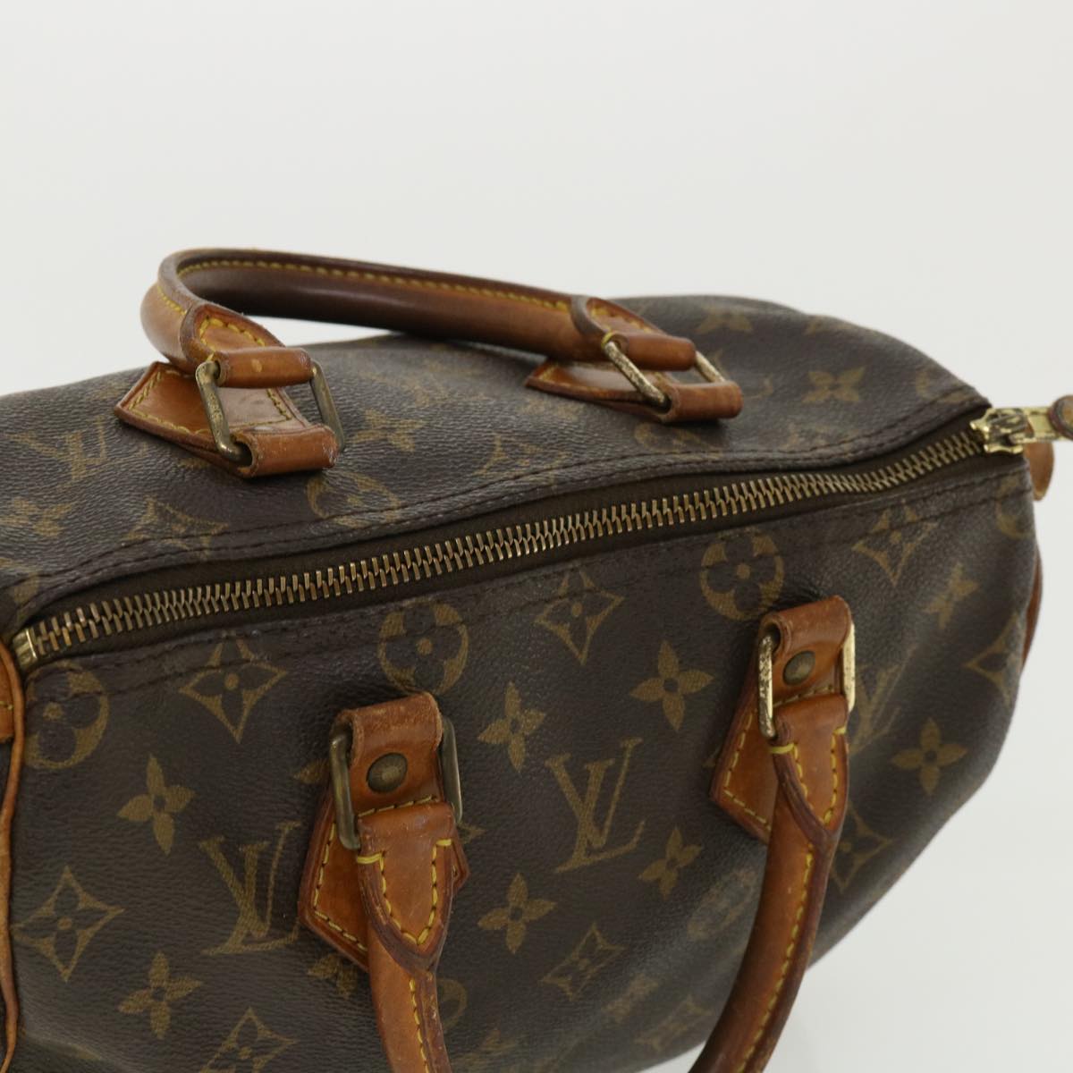 LOUIS VUITTON Monogram Speedy 25 Hand Bag M41528 LV Auth ki2448