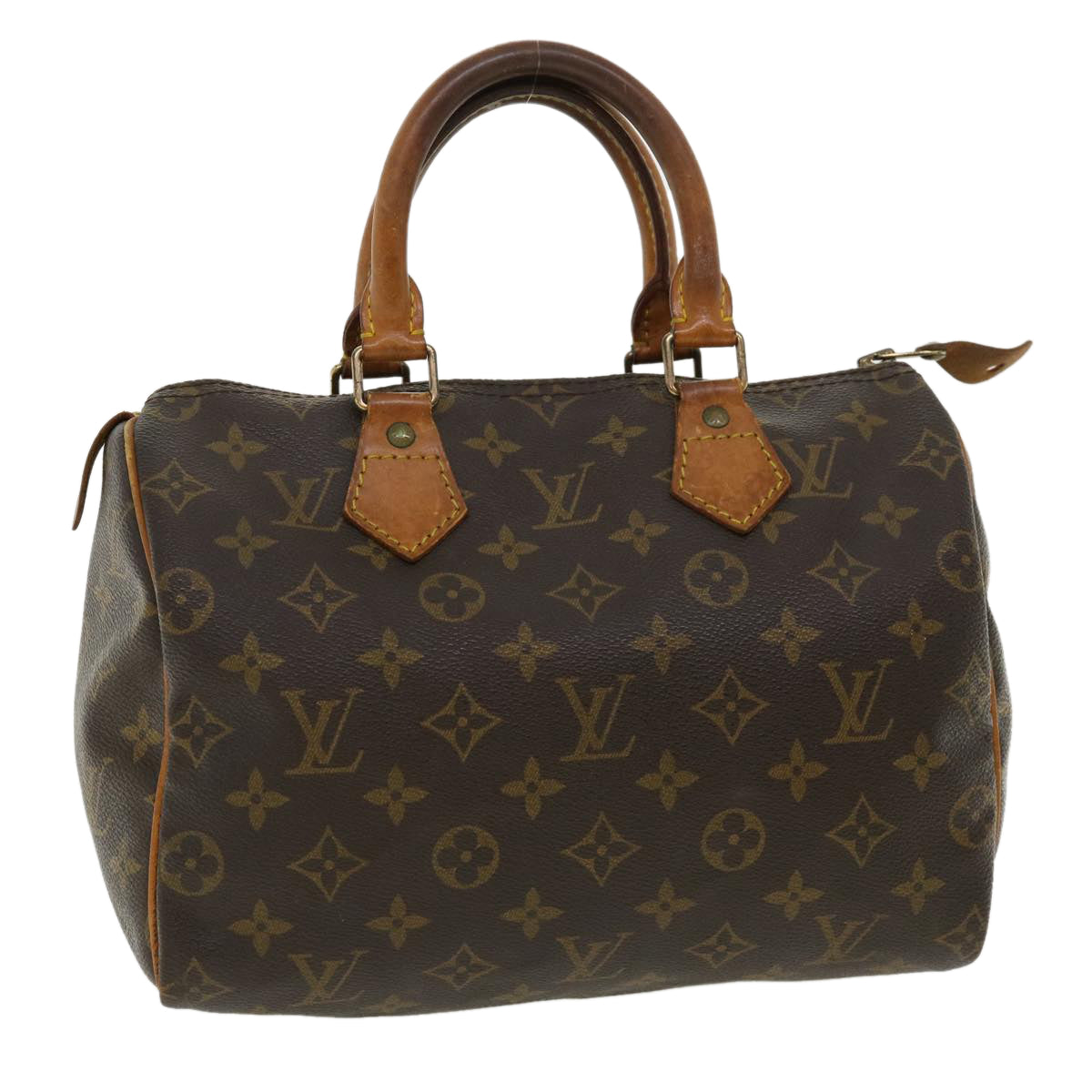 LOUIS VUITTON Monogram Speedy 25 Hand Bag M41528 LV Auth ki2449