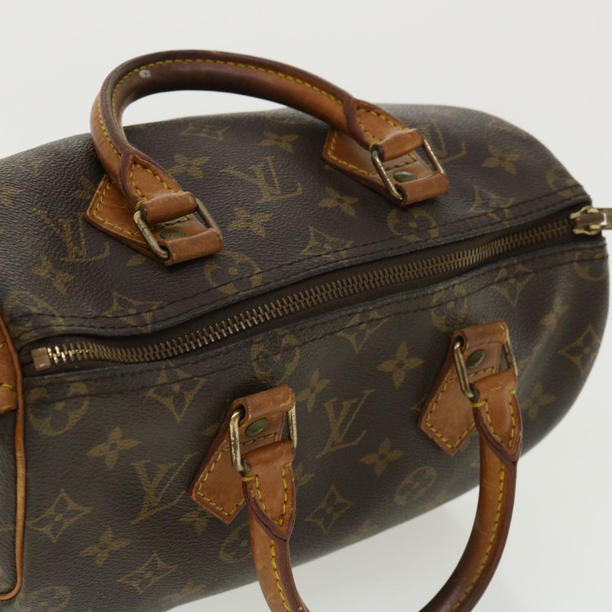 LOUIS VUITTON Monogram Speedy 25 Hand Bag M41528 LV Auth ki2449