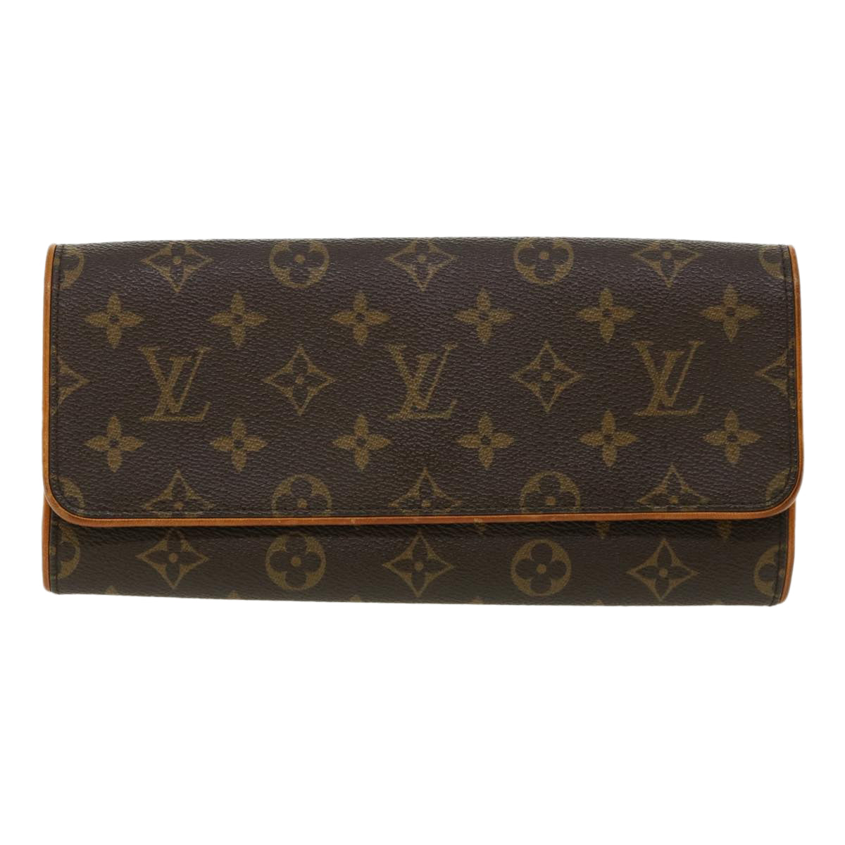 LOUIS VUITTON Monogram Pochette Twin GM Shoulder Bag M51852 LV Auth ki2476