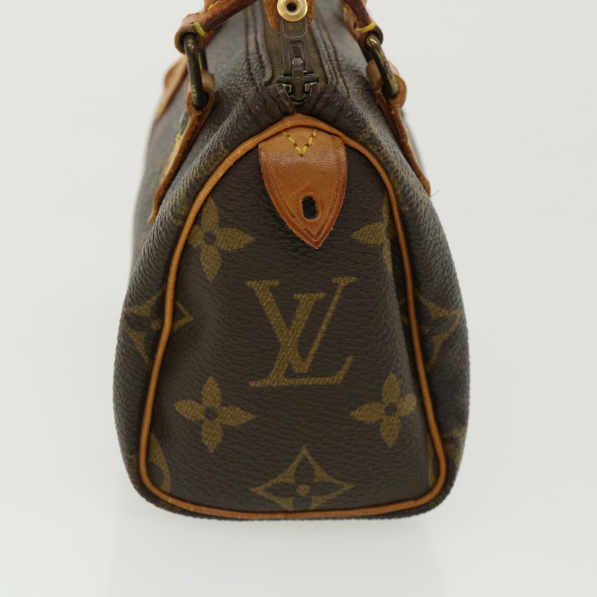 LOUIS VUITTON Monogram Mini Speedy Hand Bag 2way M41534 LV Auth ki2480