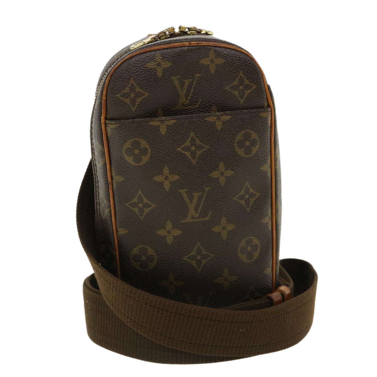 LOUIS VUITTON Monogram Pochette Gange Shoulder Bag M51870 LV Auth ki2489