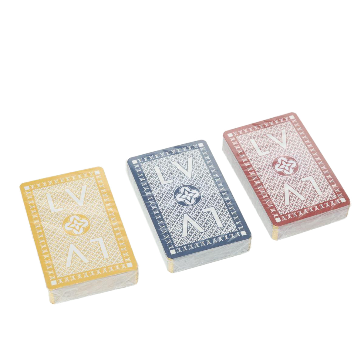 LOUIS VUITTON JEU DE 54 CARTES Playing Cards 3Set NR12222b LV Auth ki2493