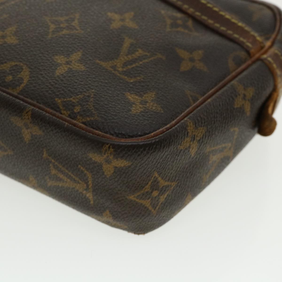 LOUIS VUITTON Monogram Compiegne 23 Clutch Bag M51847 LV Auth ki2530