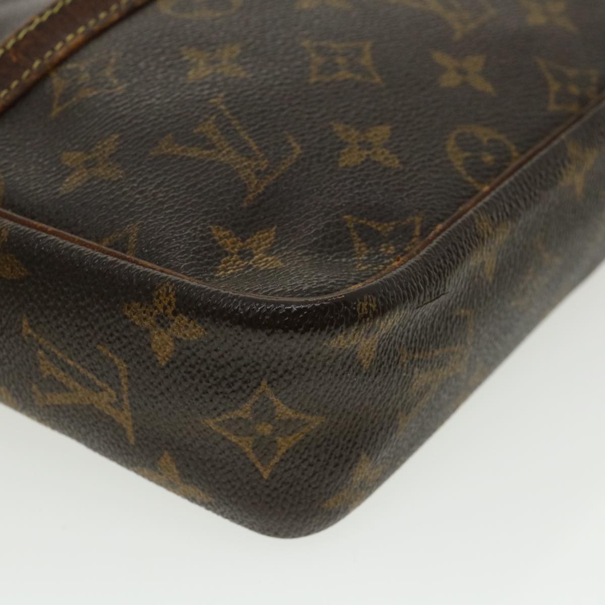 LOUIS VUITTON Monogram Compiegne 23 Clutch Bag M51847 LV Auth ki2530