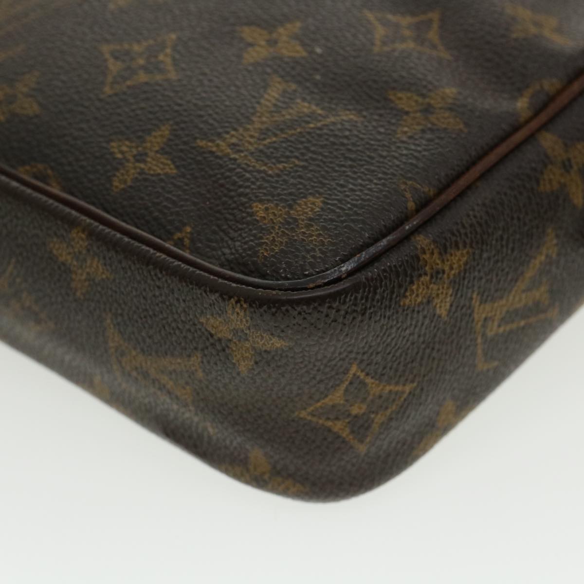 LOUIS VUITTON Monogram Compiegne 23 Clutch Bag M51847 LV Auth ki2530