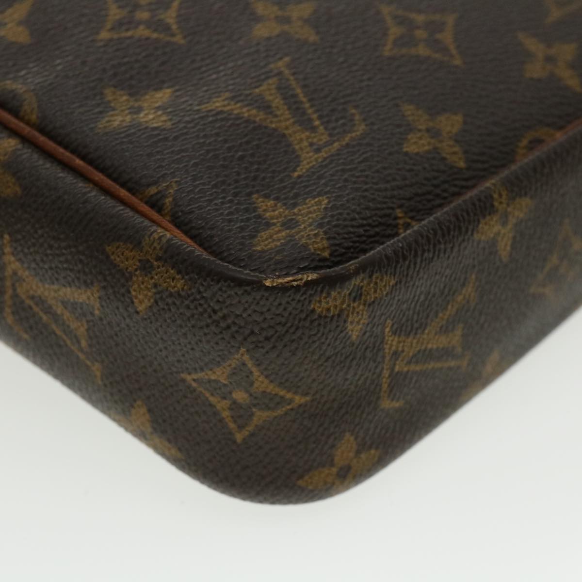 LOUIS VUITTON Monogram Compiegne 23 Clutch Bag M51847 LV Auth ki2530