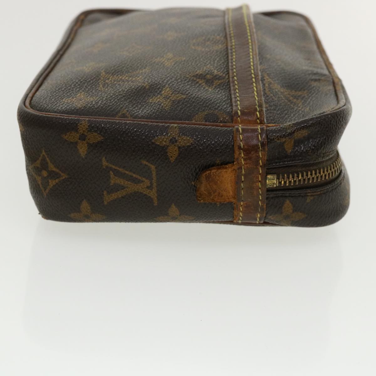 LOUIS VUITTON Monogram Compiegne 23 Clutch Bag M51847 LV Auth ki2530