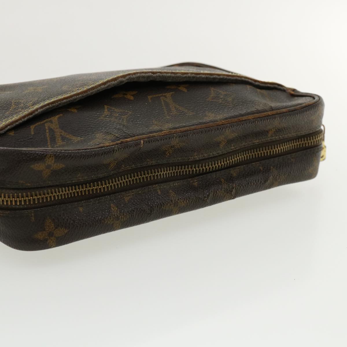 LOUIS VUITTON Monogram Compiegne 23 Clutch Bag M51847 LV Auth ki2530