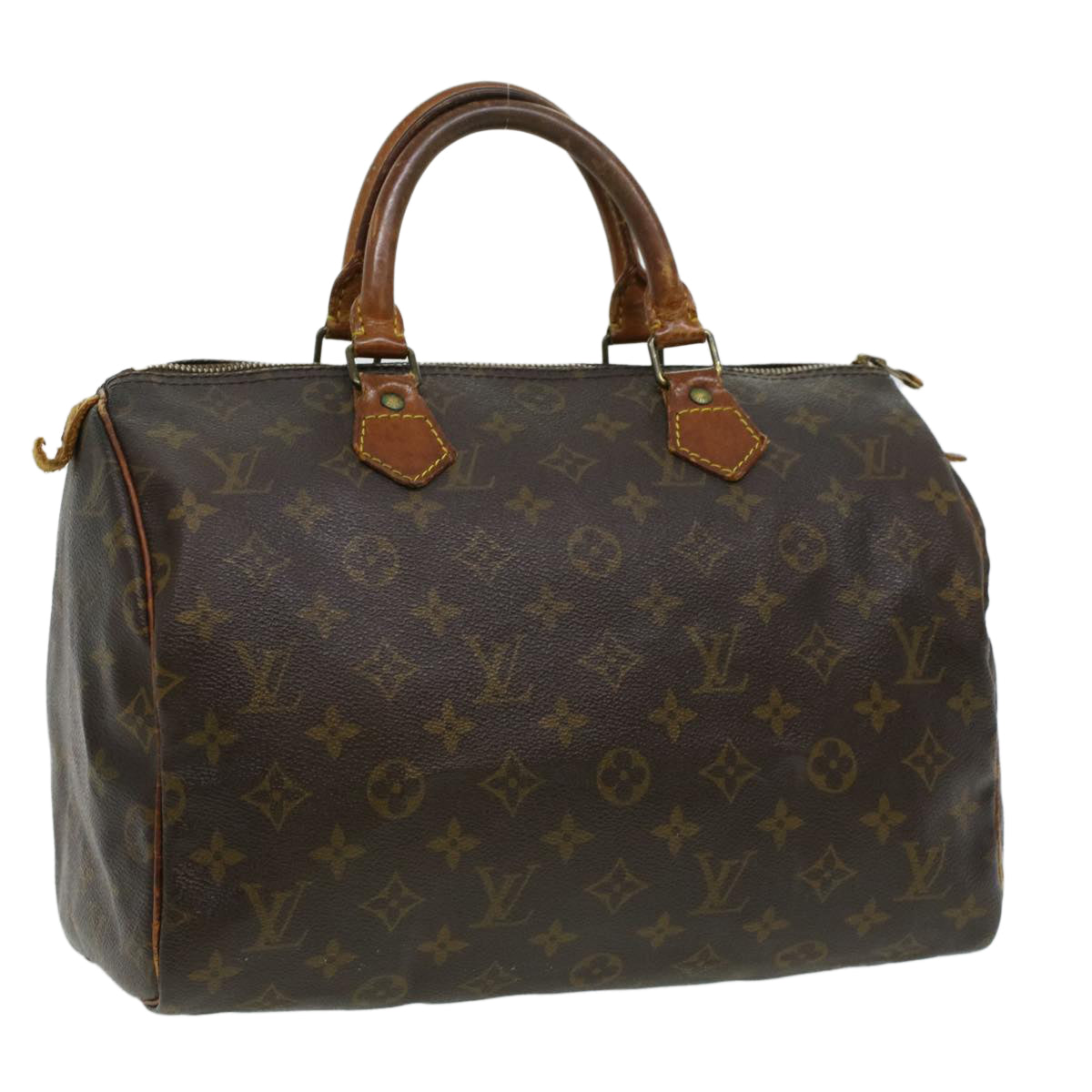 LOUIS VUITTON Monogram Speedy 30 Hand Bag M41526 LV Auth ki2532