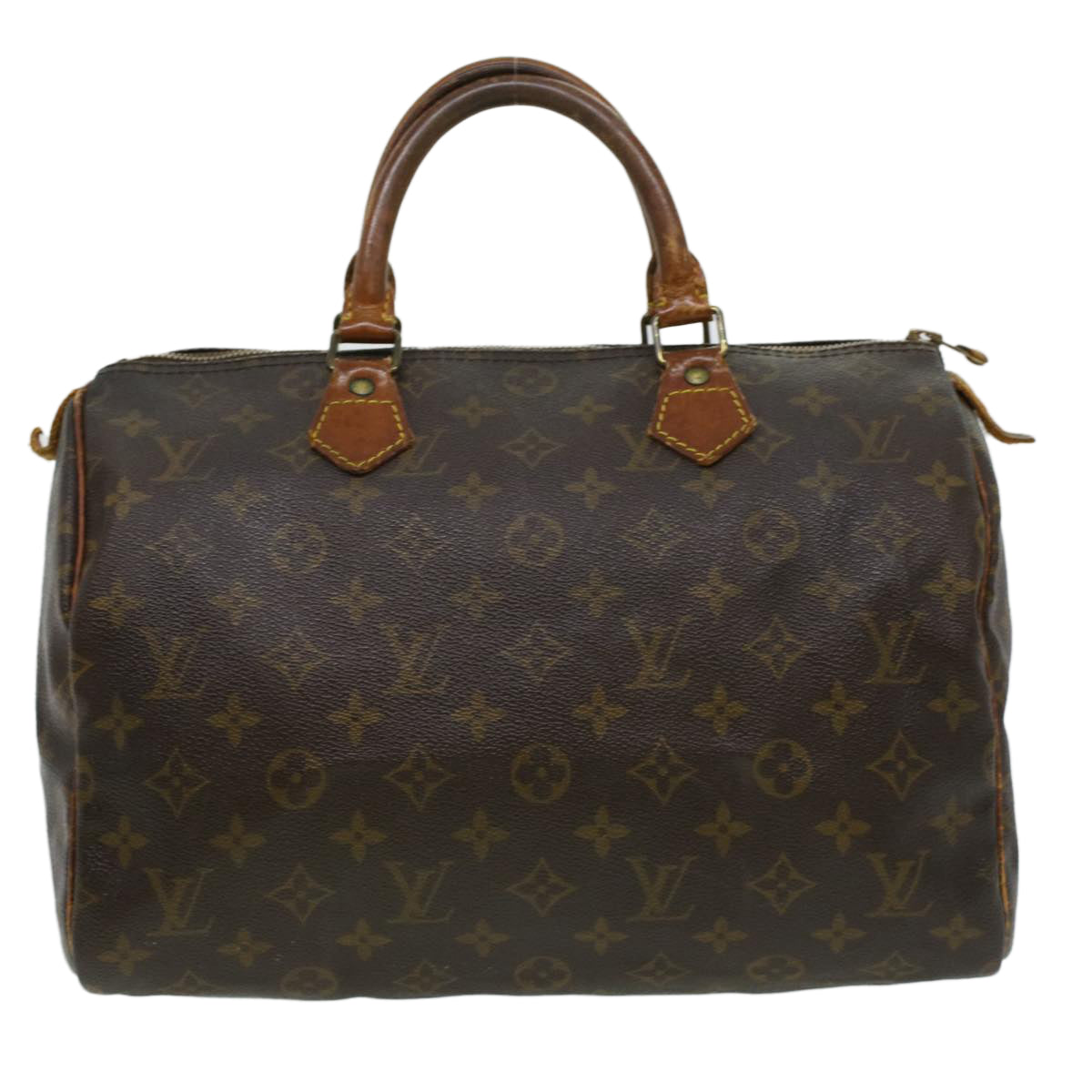 LOUIS VUITTON Monogram Speedy 30 Hand Bag M41526 LV Auth ki2532