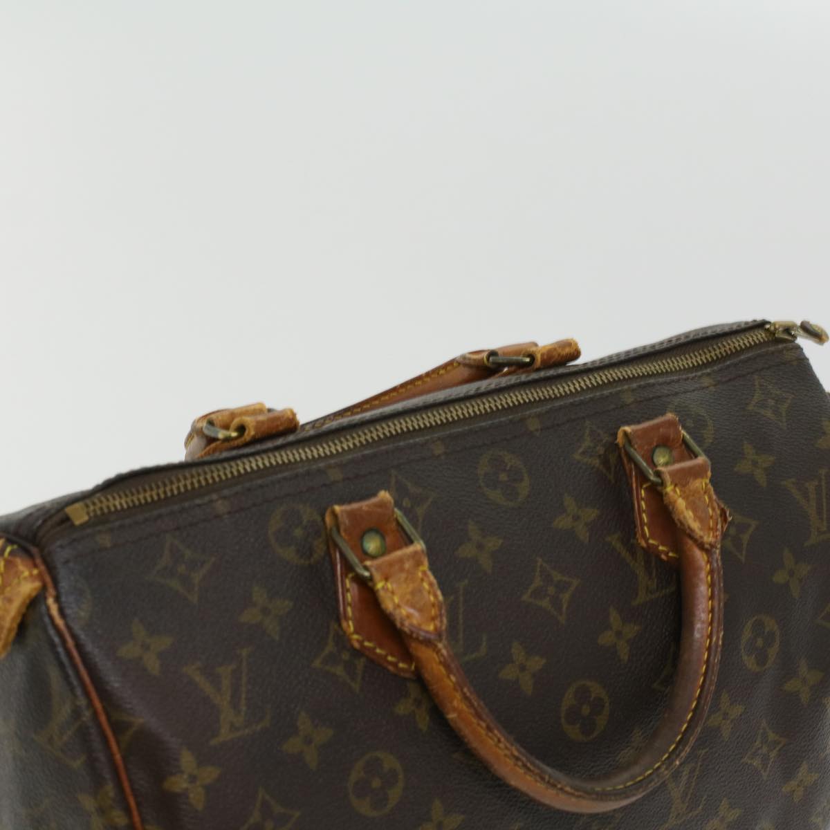 LOUIS VUITTON Monogram Speedy 30 Hand Bag M41526 LV Auth ki2532