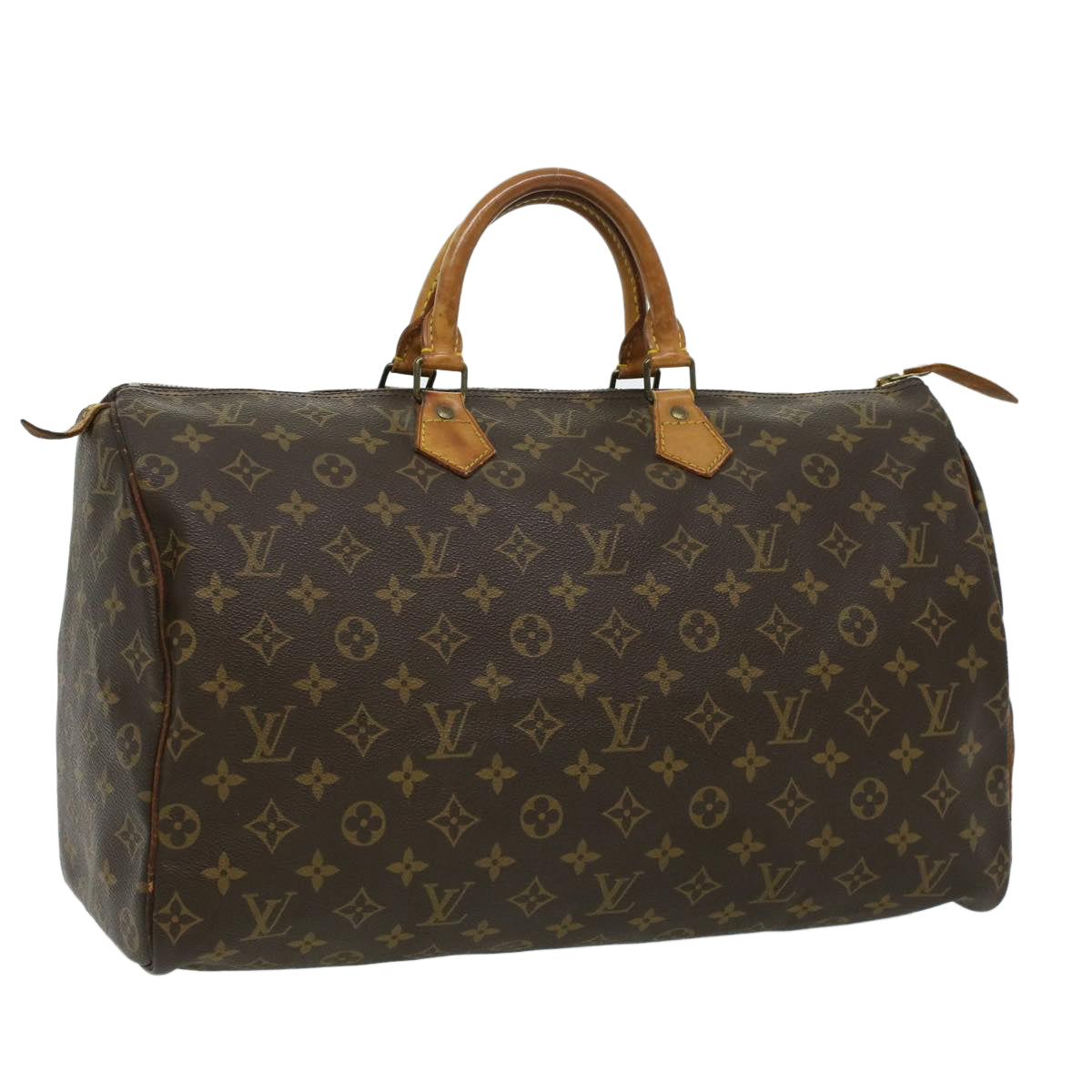 LOUIS VUITTON Monogram Speedy 40 Hand Bag M41522 LV Auth ki2541