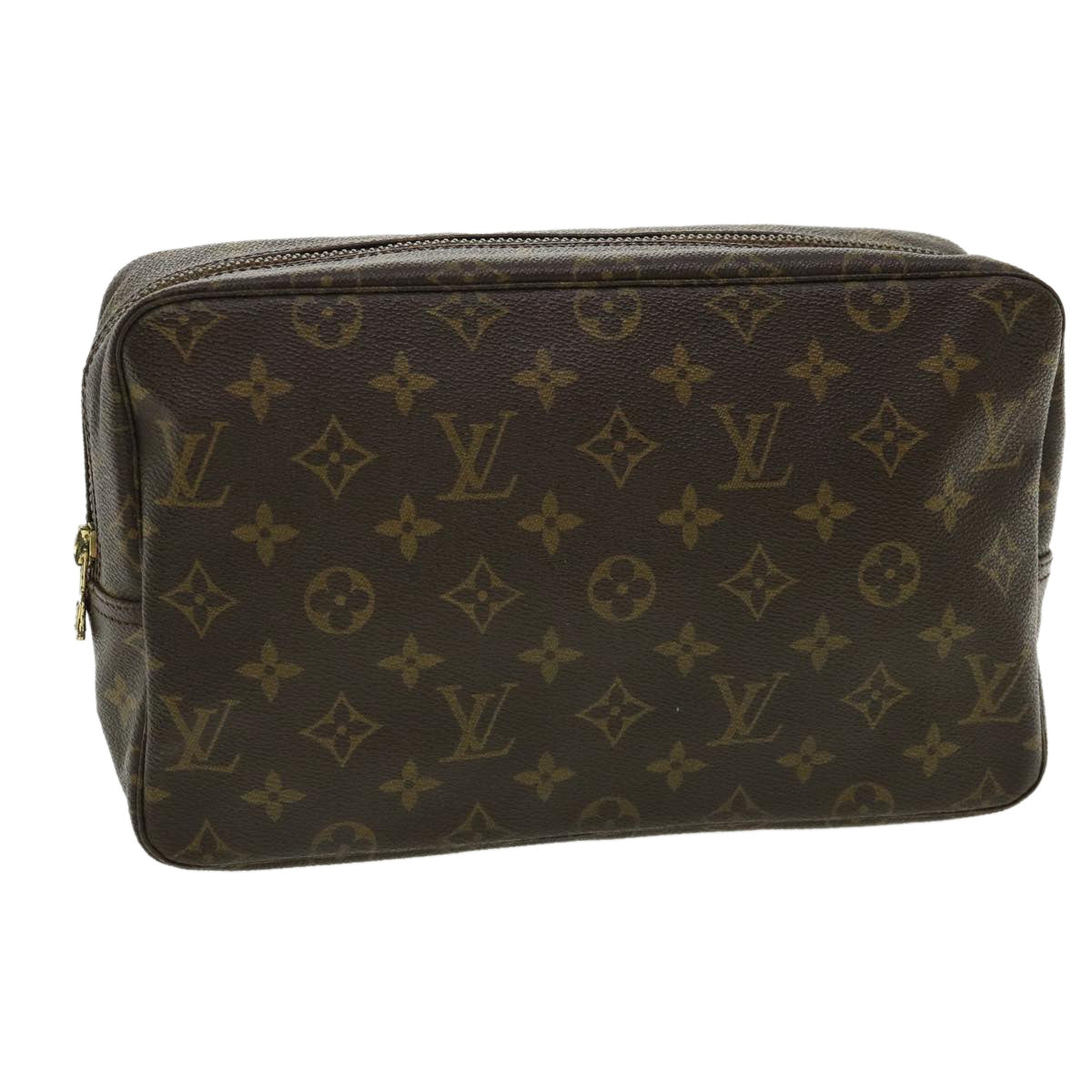 LOUIS VUITTON Monogram Trousse Toilette 28 Clutch Bag M47522 LV Auth ki2557