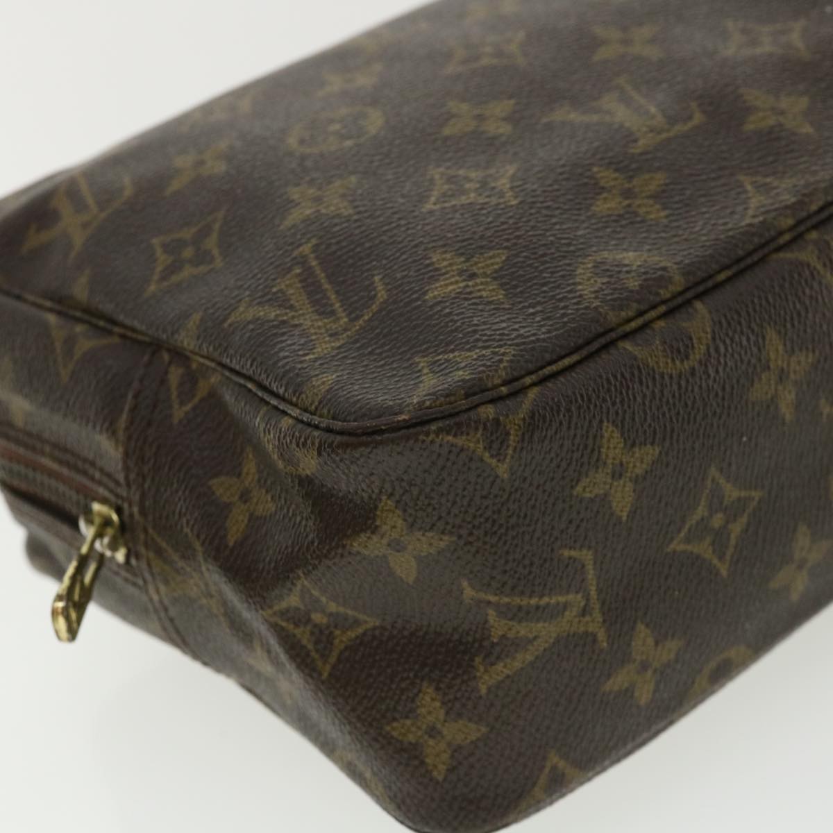 LOUIS VUITTON Monogram Trousse Toilette 28 Clutch Bag M47522 LV Auth ki2557