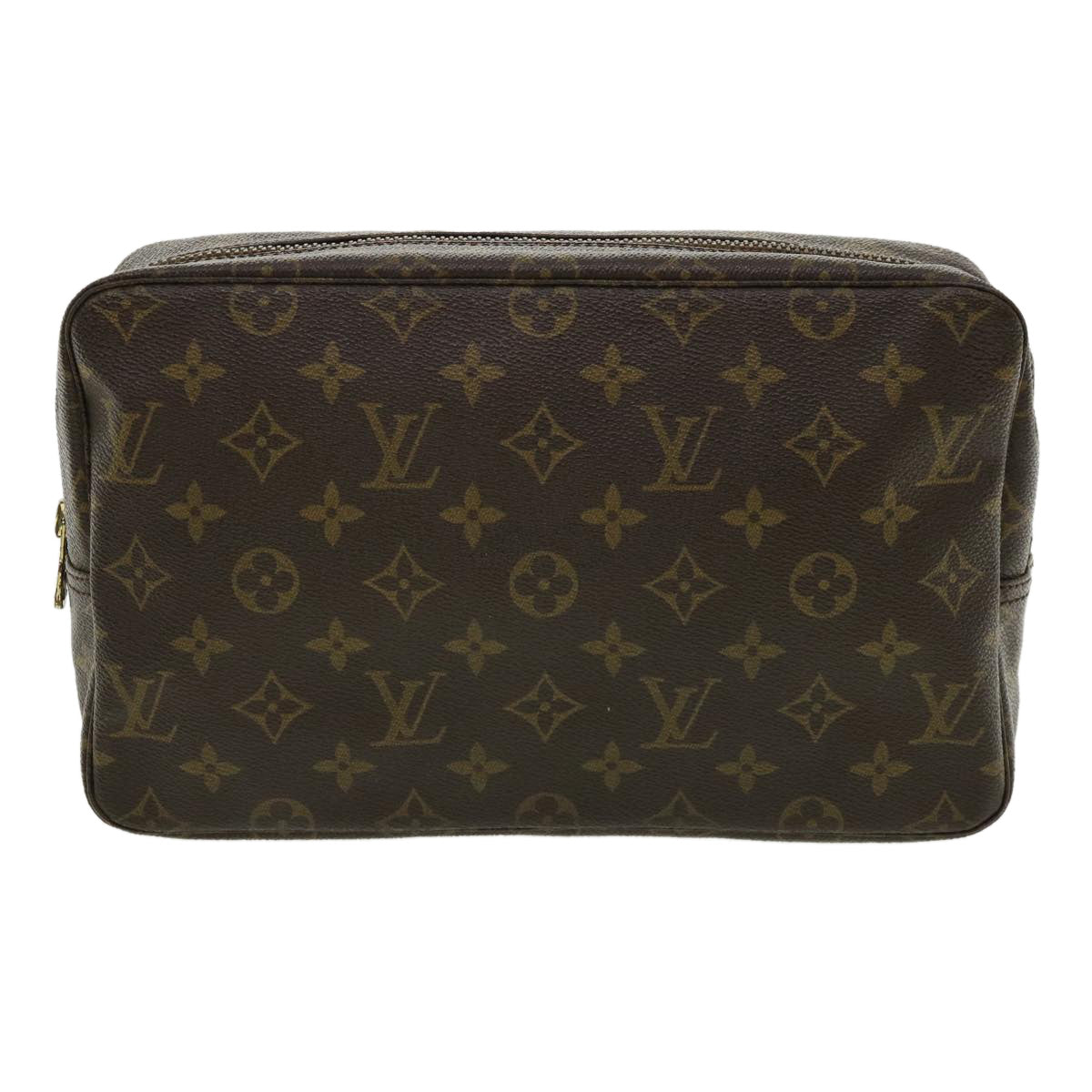 LOUIS VUITTON Monogram Trousse Toilette 28 Clutch Bag M47522 LV Auth ki2557