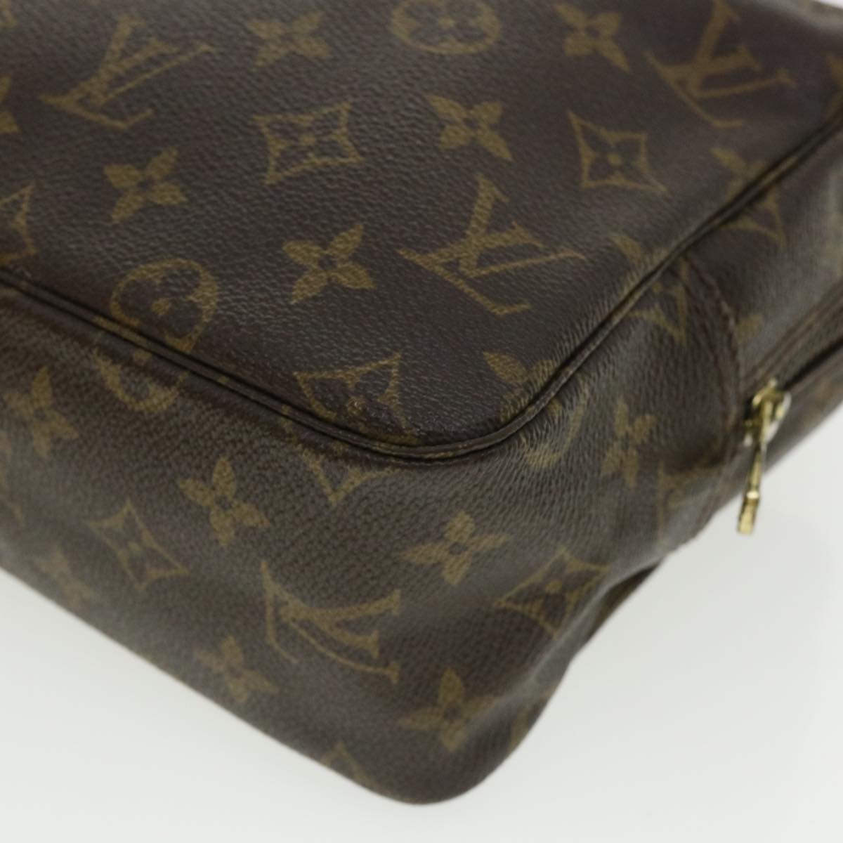 LOUIS VUITTON Monogram Trousse Toilette 28 Clutch Bag M47522 LV Auth ki2557