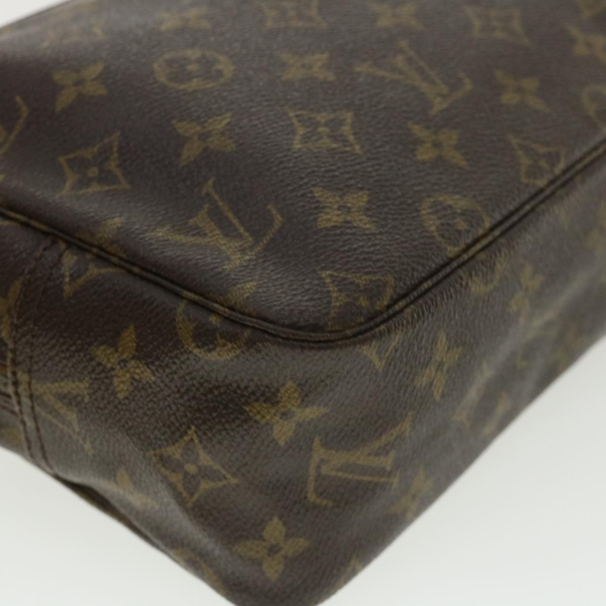 LOUIS VUITTON Monogram Trousse Toilette 28 Clutch Bag M47522 LV Auth ki2557