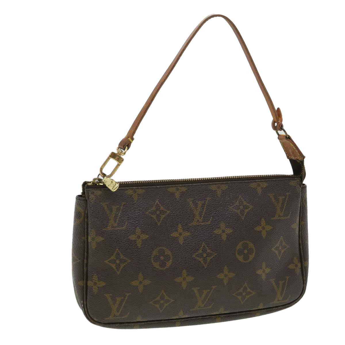 LOUIS VUITTON Monogram Pochette Accessoires Pouch L072 LV Auth ki2574