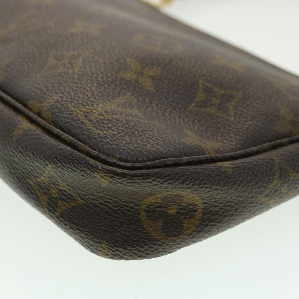 LOUIS VUITTON Monogram Pochette Accessoires Pouch L072 LV Auth ki2574