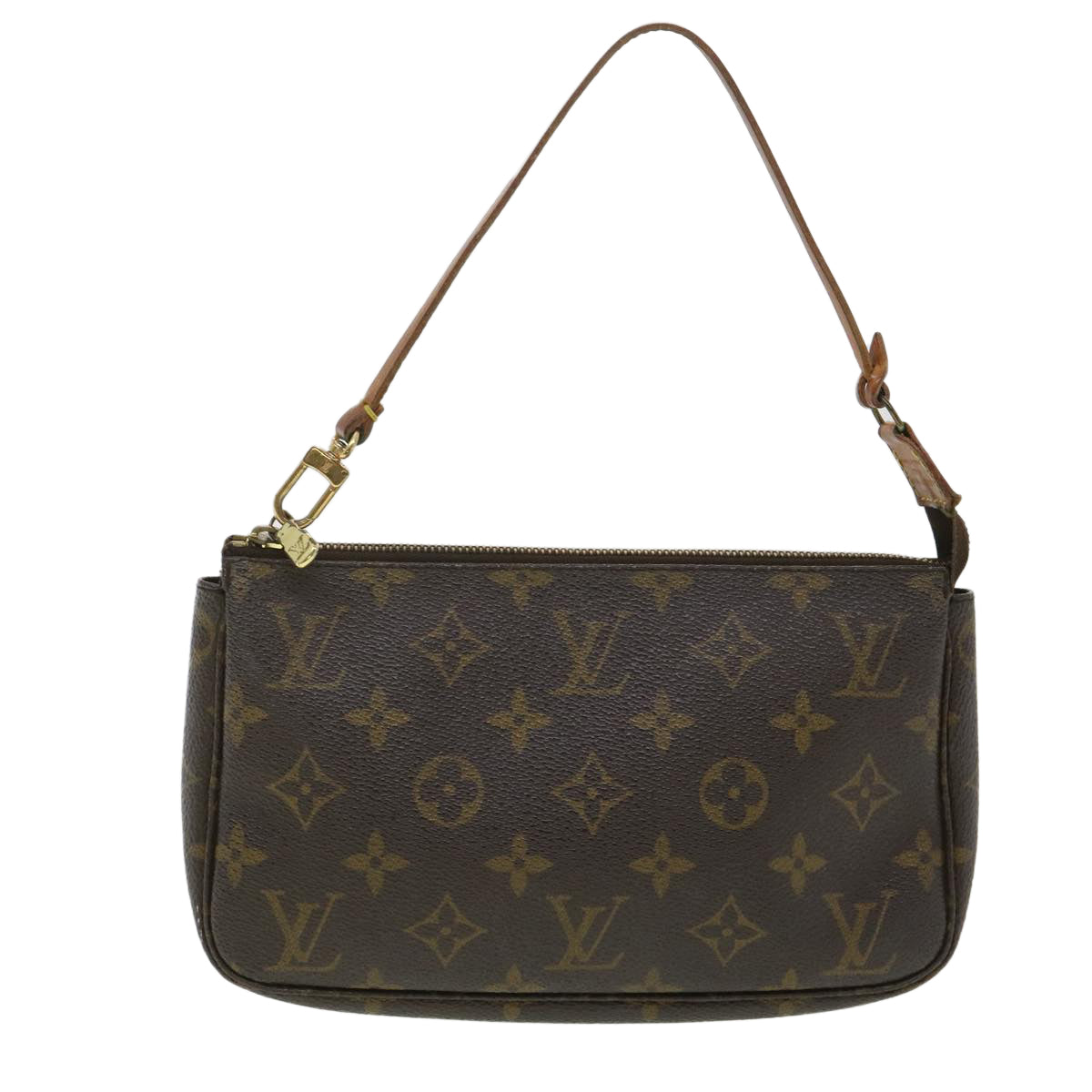 LOUIS VUITTON Monogram Pochette Accessoires Pouch L072 LV Auth ki2574