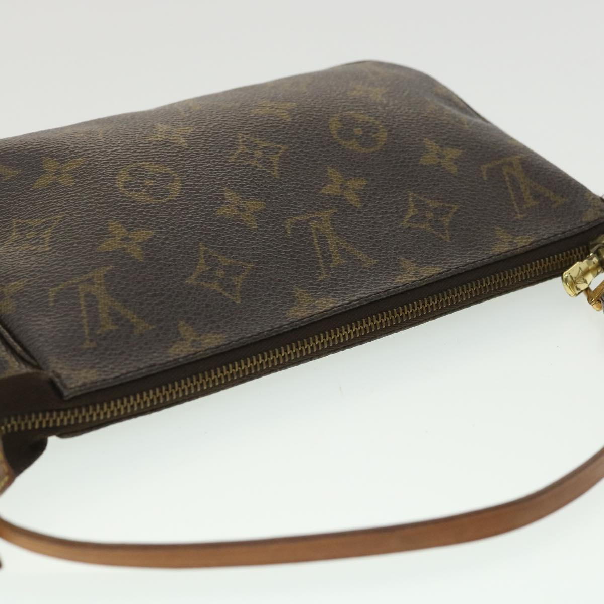 LOUIS VUITTON Monogram Pochette Accessoires Pouch L072 LV Auth ki2574